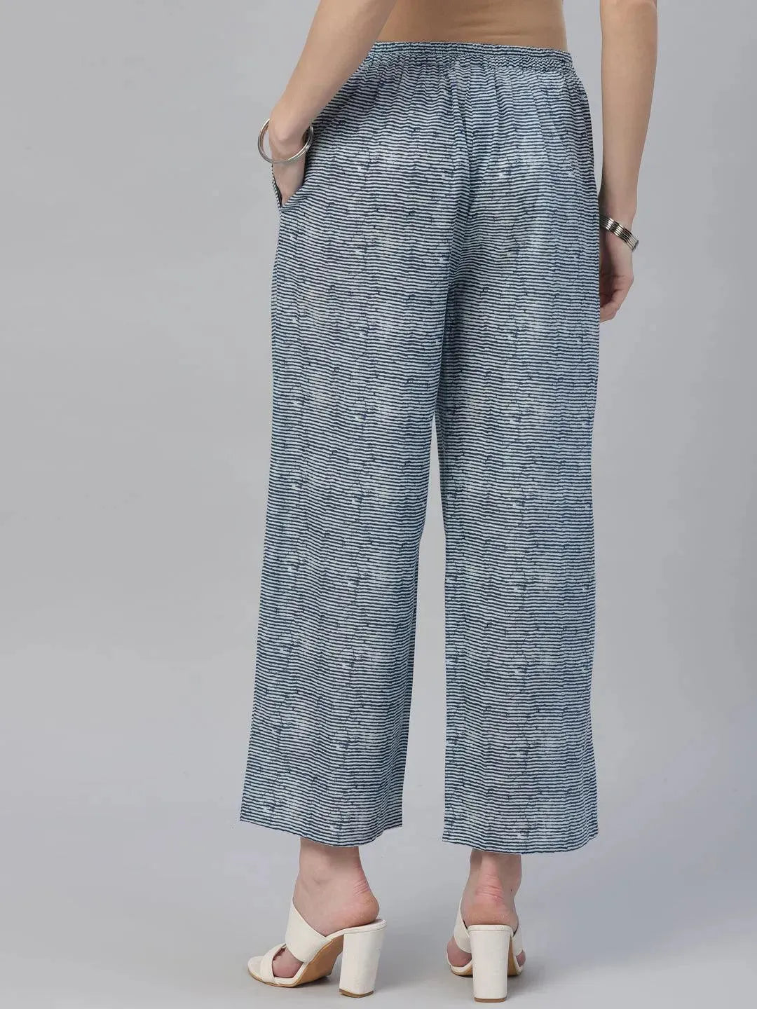 Buy Blue Striped Cotton Palazzos - PL796-S | Libas Ethnic Wear Online
Buy Blue Striped Cotton Palazzos - PL796-S | Libas Ethnic Wear Online