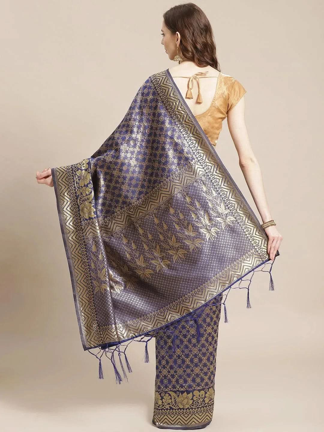 Buy Blue Woven Design Brocade Saree - 14258 | Libas Ethnic Wear Online
Buy Blue Woven Design Brocade Saree - 14258 | Libas Ethnic Wear Online