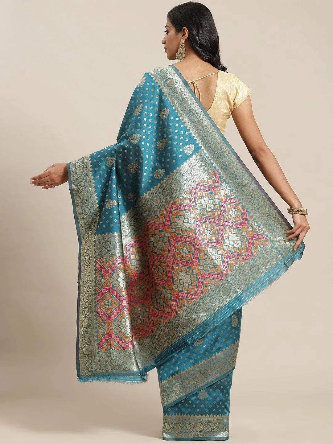 Buy Blue Woven Design Brocade Saree - 14662 | Libas Ethnic Wear Online
Buy Blue Woven Design Brocade Saree - 14662 | Libas Ethnic Wear Online