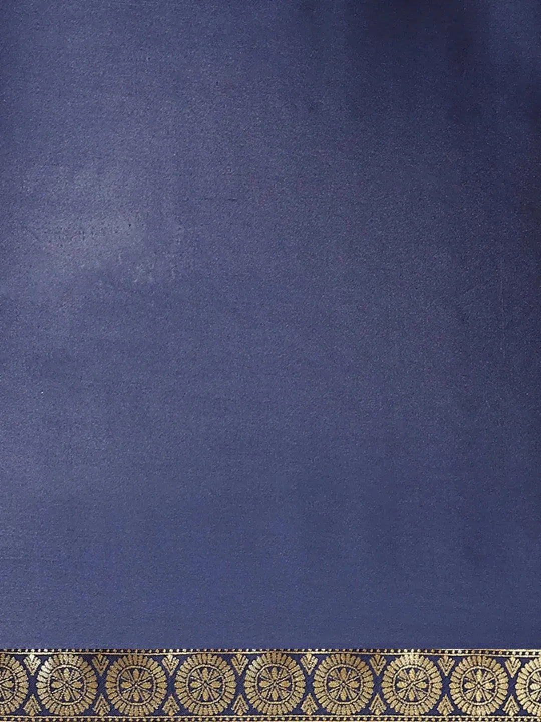 Blue Woven Design Brocade Saree - Libas