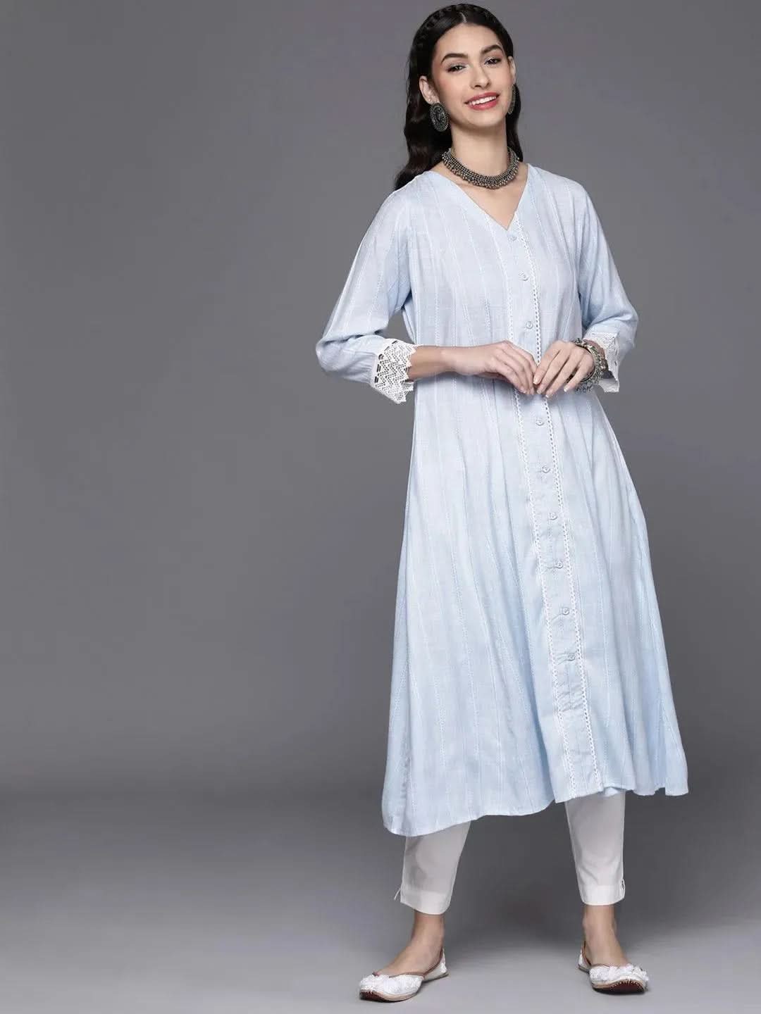 Buy Blue Woven Design Rayon Kurta - 23149O- | Libas Ethnic Wear Online
Buy Blue Woven Design Rayon Kurta - 23149O- | Libas Ethnic Wear Online