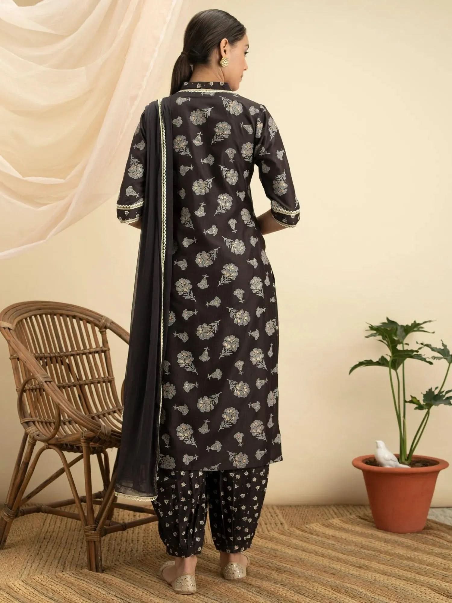 Buy Brown Silk Printed Straight Kurta With Silk Salwar And Dupatta Online
Buy Brown Silk Printed Straight Kurta With Silk Salwar And Dupatta Online
