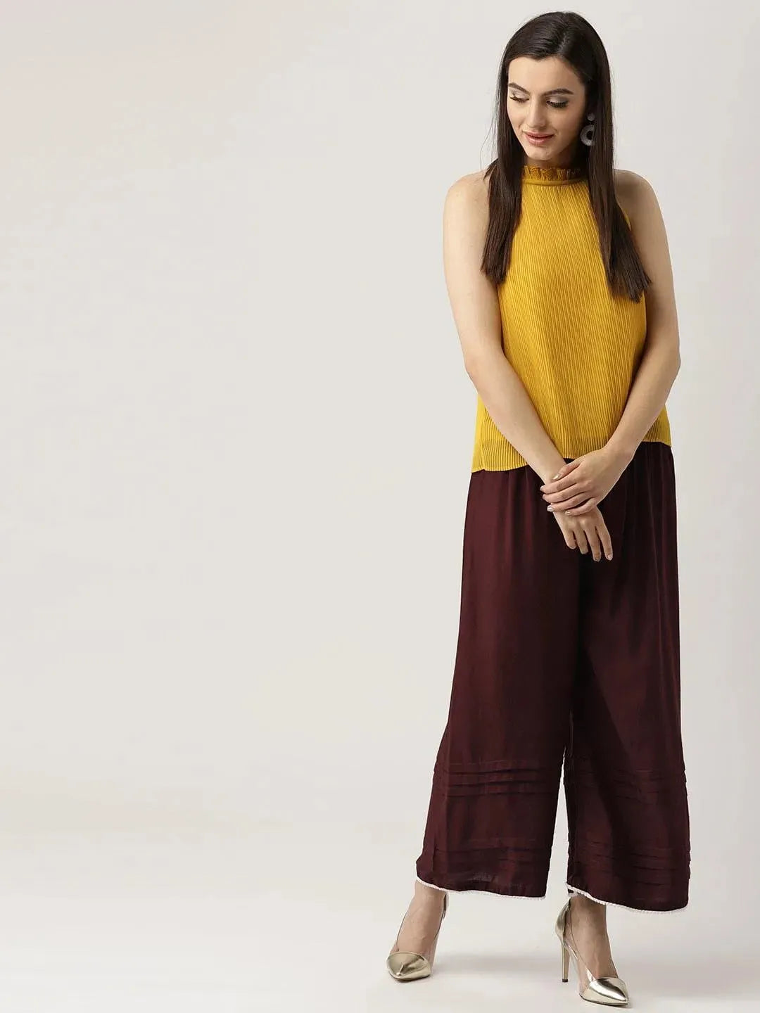 Buy Brown Solid Rayon Palazzos - PL477-XL | Libas Ethnic Wear Online
Buy Brown Solid Rayon Palazzos - PL477-XL | Libas Ethnic Wear Online