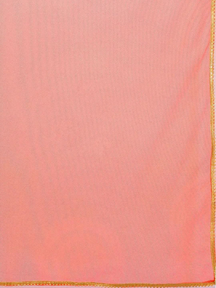 Burgundy Printed Rayon A-Line Suit Set With Trousers - Libas