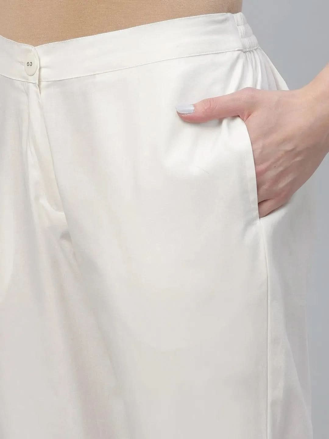 Buy Cream Solid Cotton Trousers - PL808-XL | Libas Ethnic Wear Online
Buy Cream Solid Cotton Trousers - PL808-XL | Libas Ethnic Wear Online