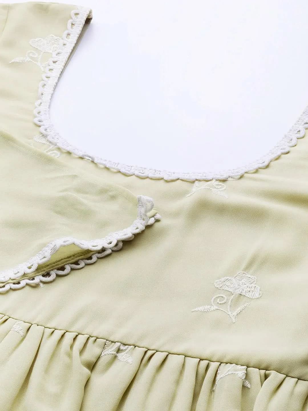 Buy Green Embroidered Georgette Suit Set - 20168O-XS | Libas Ethnic Wear Online
Buy Green Embroidered Georgette Suit Set - 20168O-XS | Libas Ethnic Wear Online