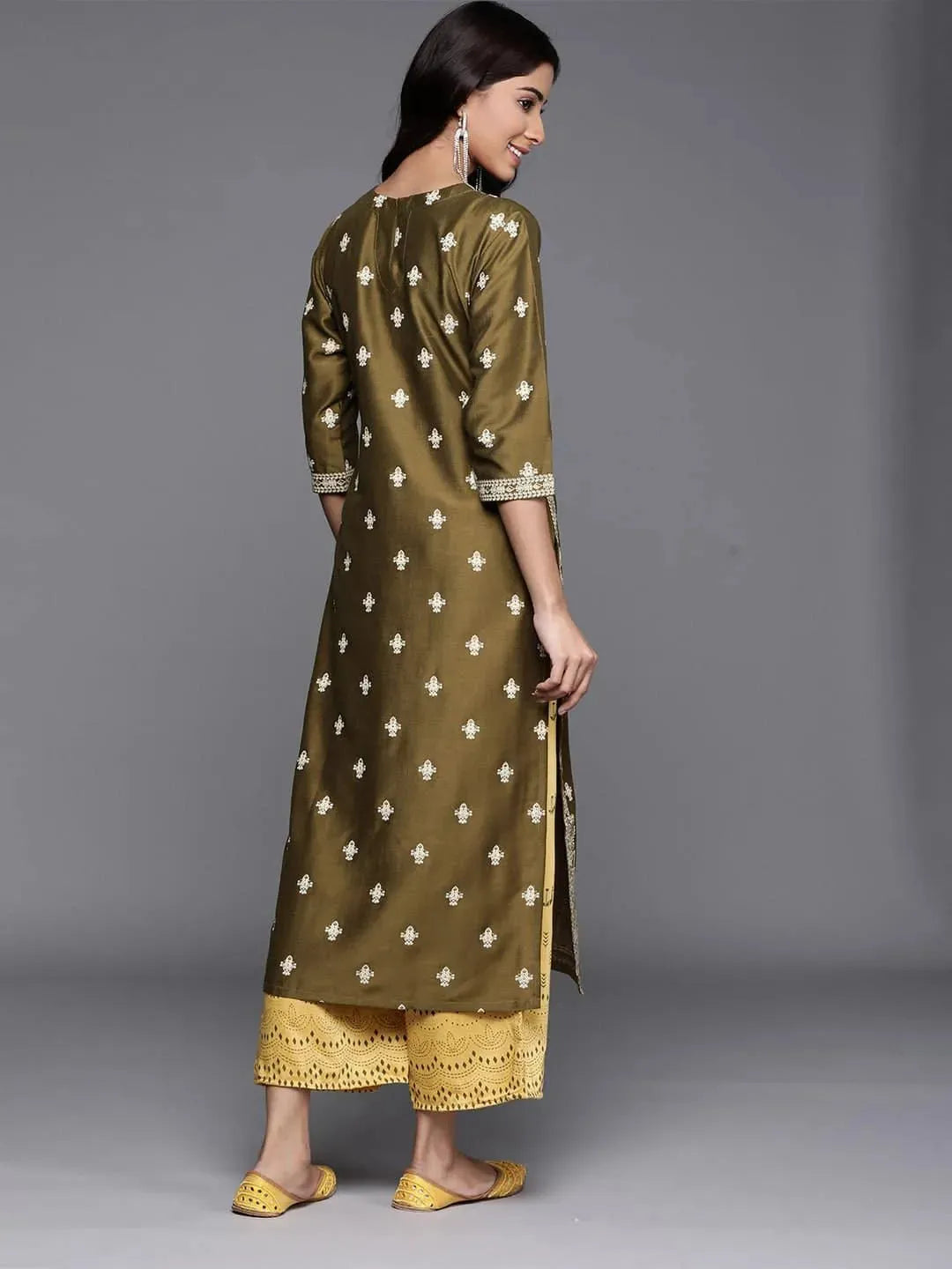 Buy Green Printed Chanderi Silk Kurta - 22043O-XXL | Libas Ethnic Wear Online
Buy Green Printed Chanderi Silk Kurta - 22043O-XXL | Libas Ethnic Wear Online