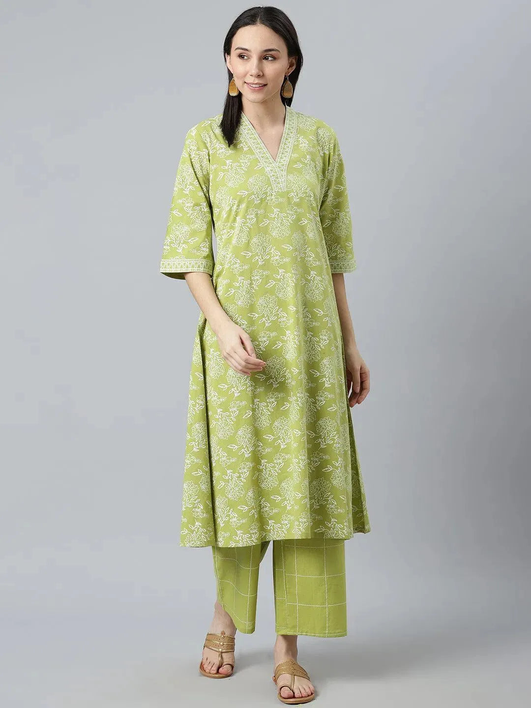Buy Green Printed Cotton Kurta - 22003O-XXL | Libas Ethnic Wear Online
Buy Green Printed Cotton Kurta - 22003O-XXL | Libas Ethnic Wear Online