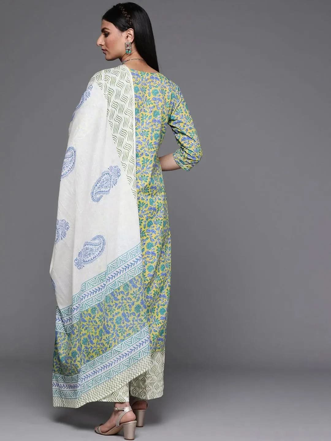 Buy Green Printed Cotton Suit Set - 33194O-XS | Libas Ethnic Wear Online
Buy Green Printed Cotton Suit Set - 33194O-XS | Libas Ethnic Wear Online