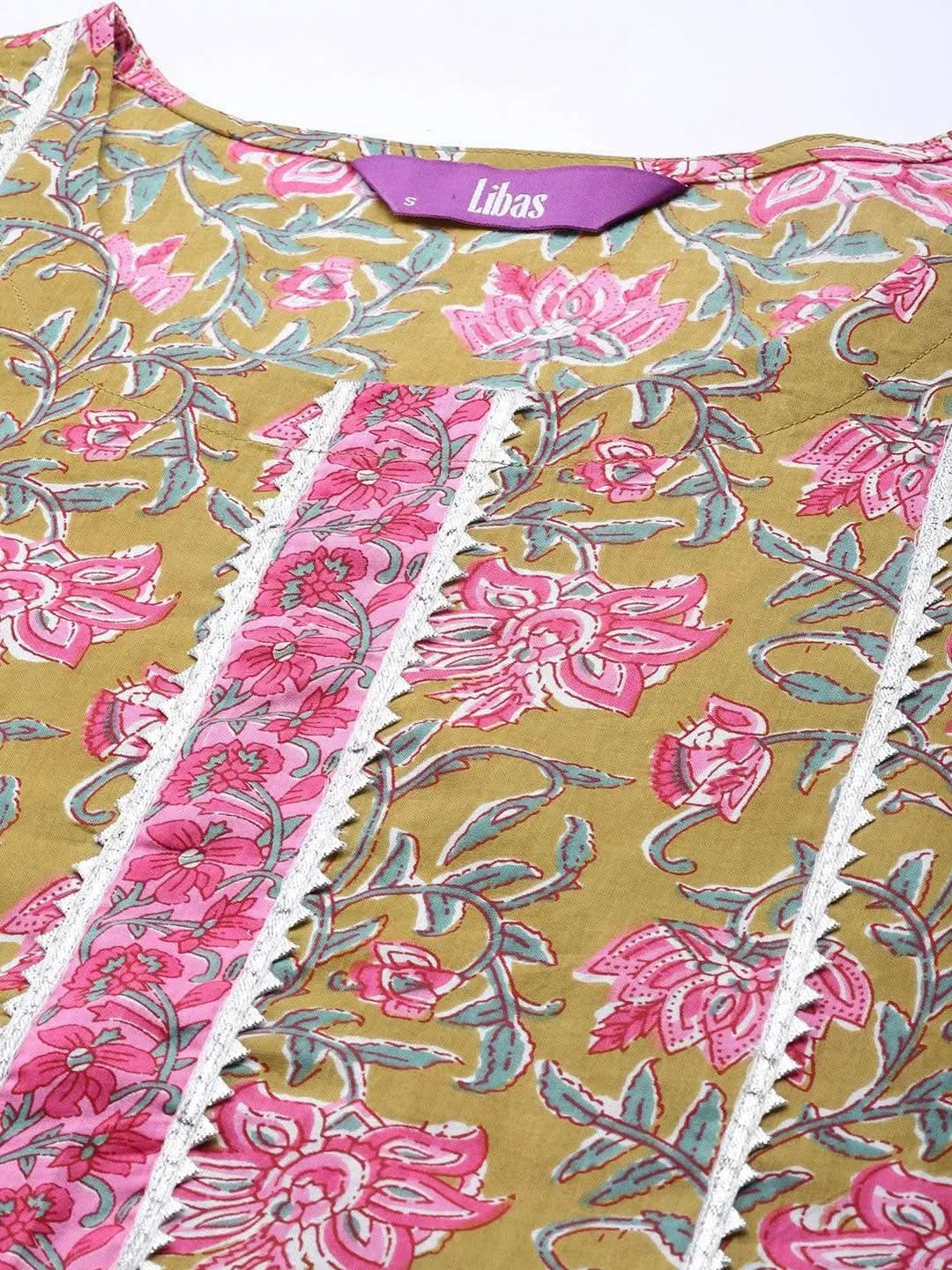 Buy Green Printed Cotton Suit Set - 33149O-XS | Libas Ethnic Wear Online
Buy Green Printed Cotton Suit Set - 33149O-XS | Libas Ethnic Wear Online