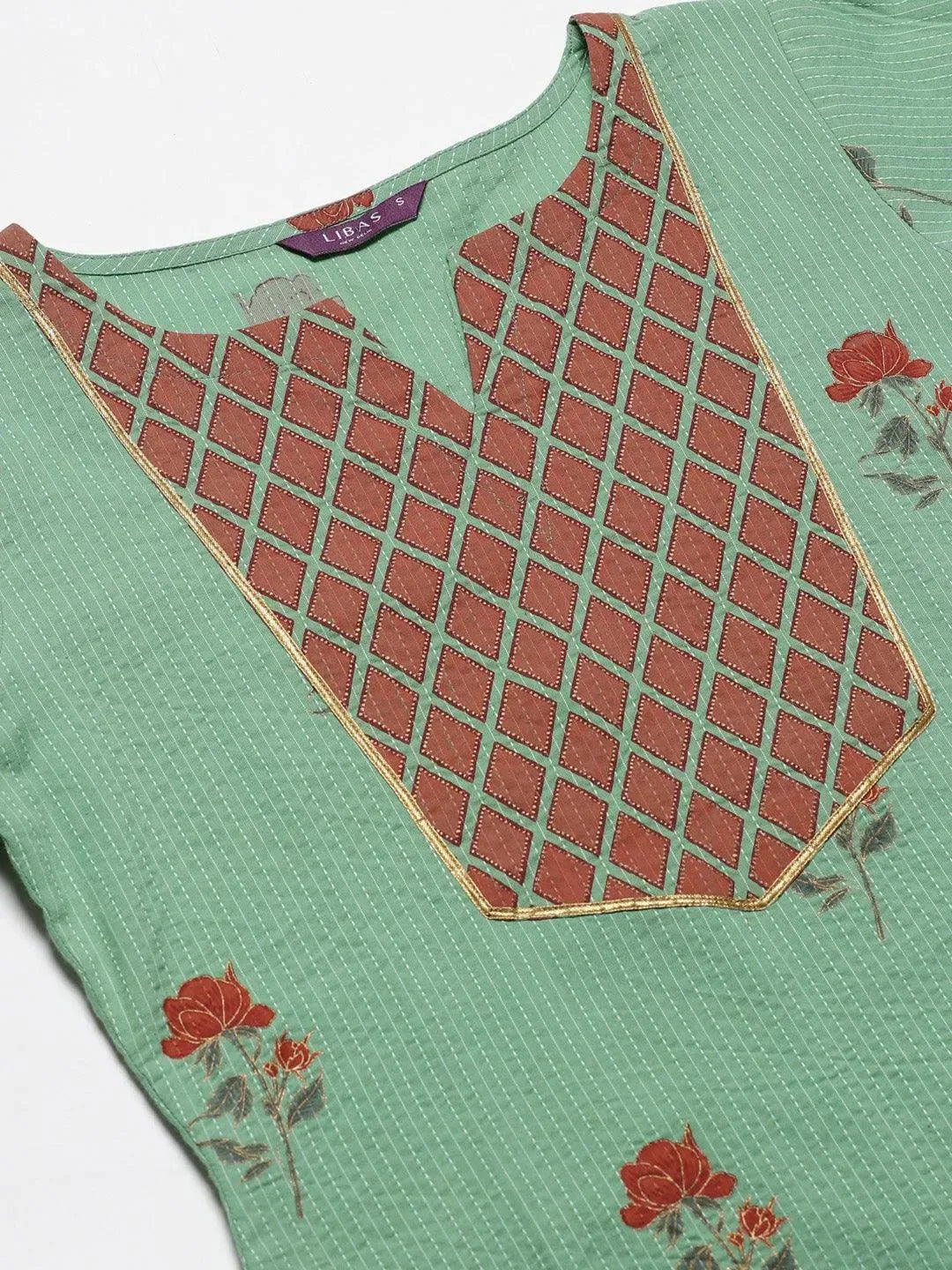 Buy Green Printed Cotton Kurta Set - 6738-XS | Libas Ethnic Wear Online
Buy Green Printed Cotton Kurta Set - 6738-XS | Libas Ethnic Wear Online