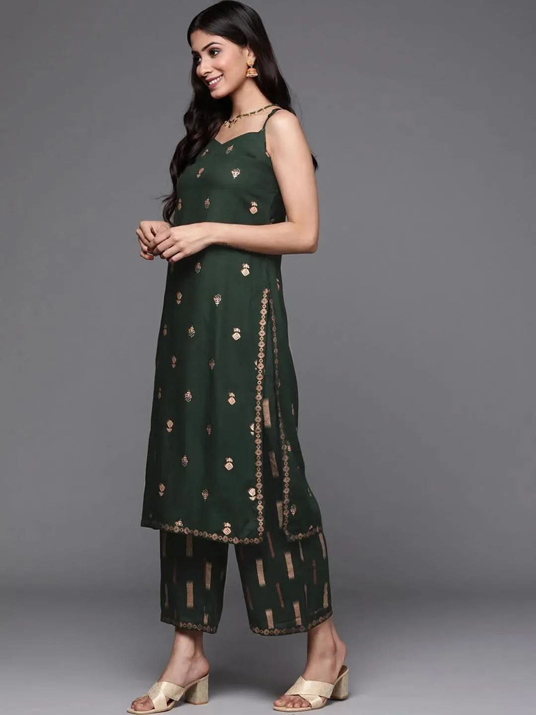 Buy Green Printed Rayon Suit Set - 33389O-XS | Libas Ethnic Wear Online
Buy Green Printed Rayon Suit Set - 33389O-XS | Libas Ethnic Wear Online