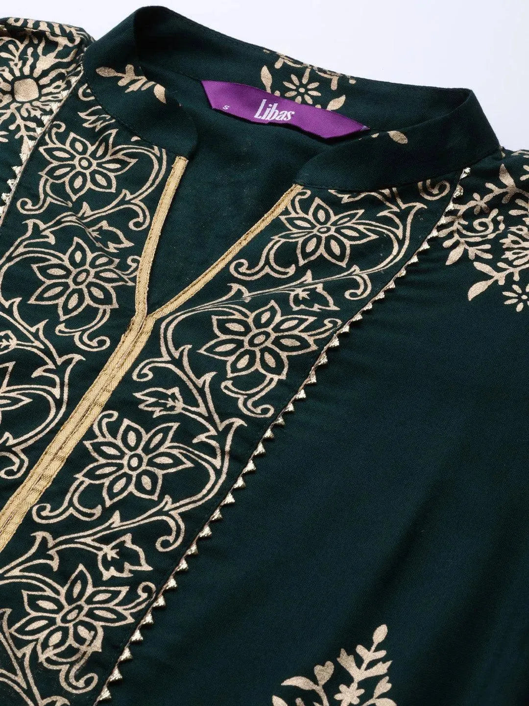 Buy Green Printed Viscose Rayon Suit Set - 20251O-XS | Libas Ethnic Wear Online
Buy Green Printed Viscose Rayon Suit Set - 20251O-XS | Libas Ethnic Wear Online