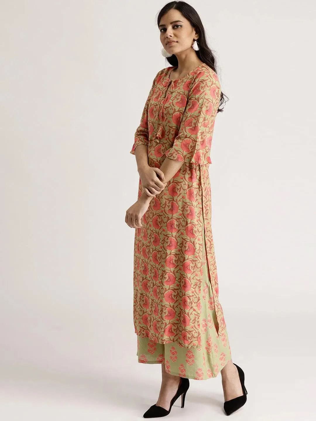 Buy Green Printed Rayon Kurta Set - 5623- | Libas Ethnic Wear Online
Buy Green Printed Rayon Kurta Set - 5623- | Libas Ethnic Wear Online