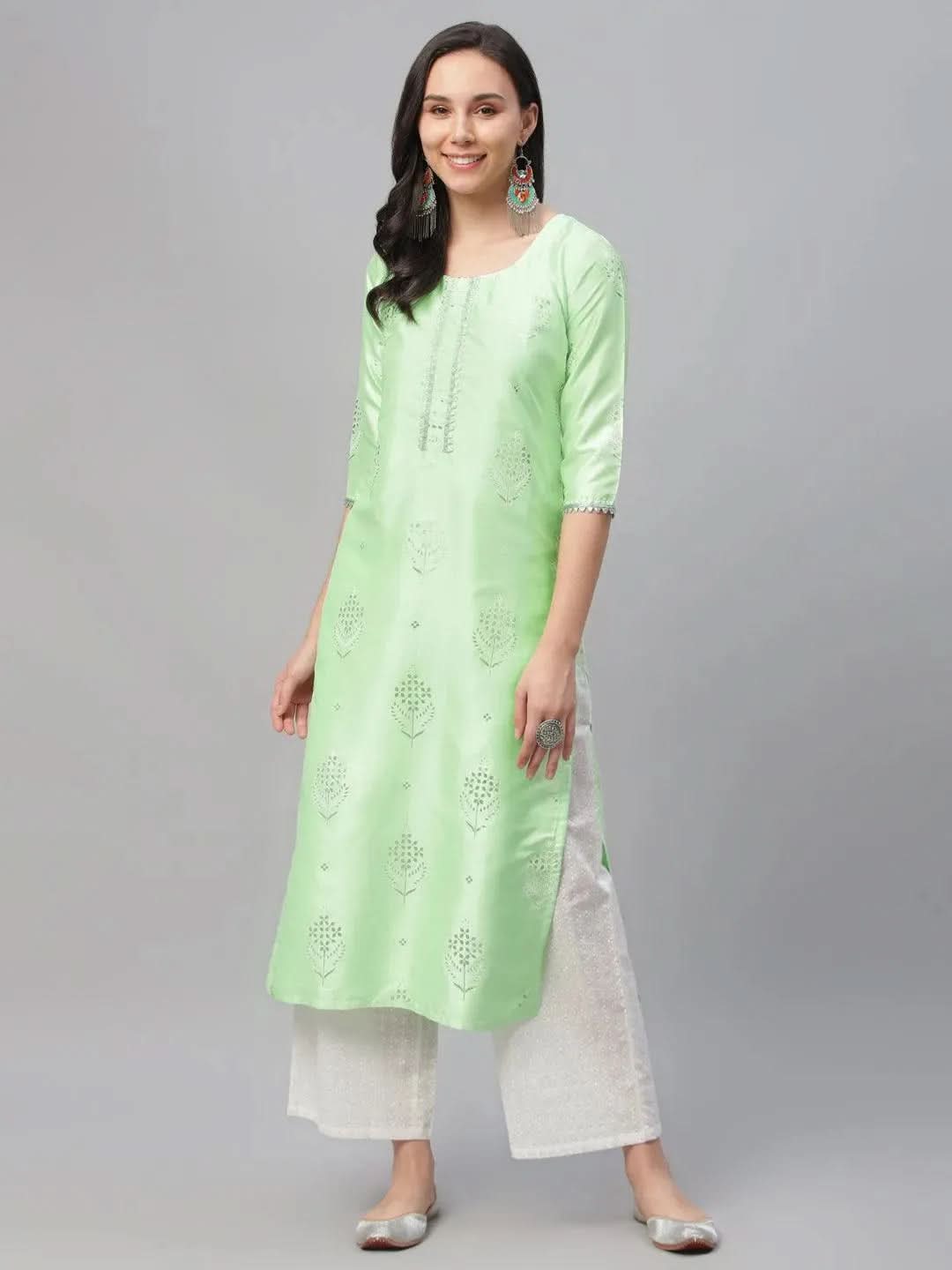 Buy Green Printed Shantoon Kurta - 9169- | Libas Ethnic Wear Online
Buy Green Printed Shantoon Kurta - 9169- | Libas Ethnic Wear Online