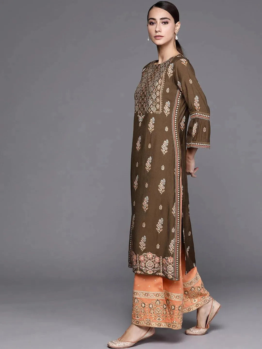 Buy Green Printed Silk Blend Suit Set - 20155O-XS | Libas Ethnic Wear Online
Buy Green Printed Silk Blend Suit Set - 20155O-XS | Libas Ethnic Wear Online
