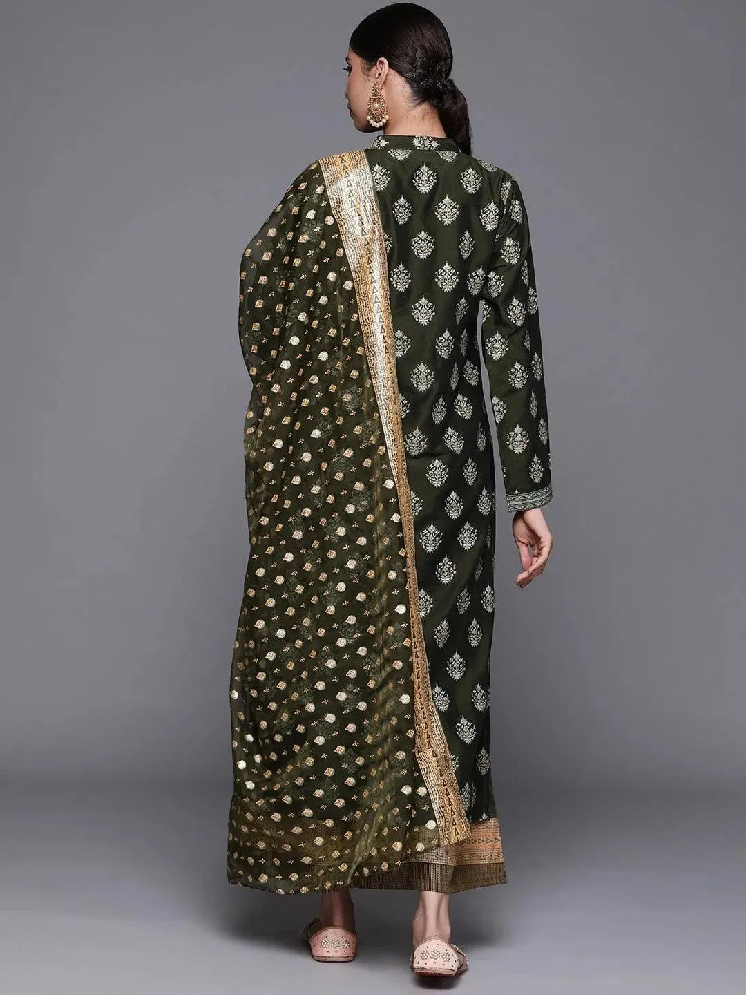 Buy Green Printed Silk Blend Suit Set - 20278O-XS | Libas Ethnic Wear Online
Buy Green Printed Silk Blend Suit Set - 20278O-XS | Libas Ethnic Wear Online