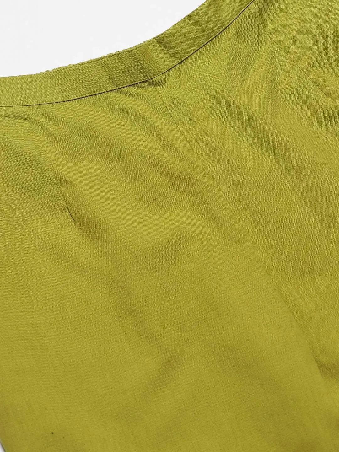 Green Solid Cotton Trousers
Green Solid Cotton Trousers