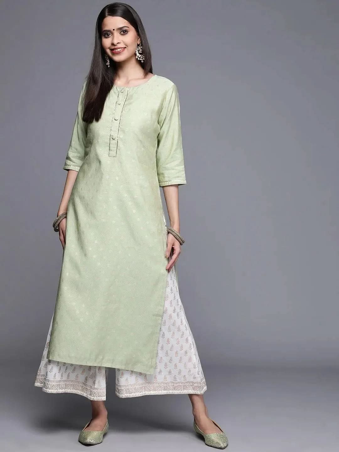 Buy Green Woven Design Chanderi Silk Kurta - 22130O- | Libas Ethnic Wear Online
Buy Green Woven Design Chanderi Silk Kurta - 22130O- | Libas Ethnic Wear Online