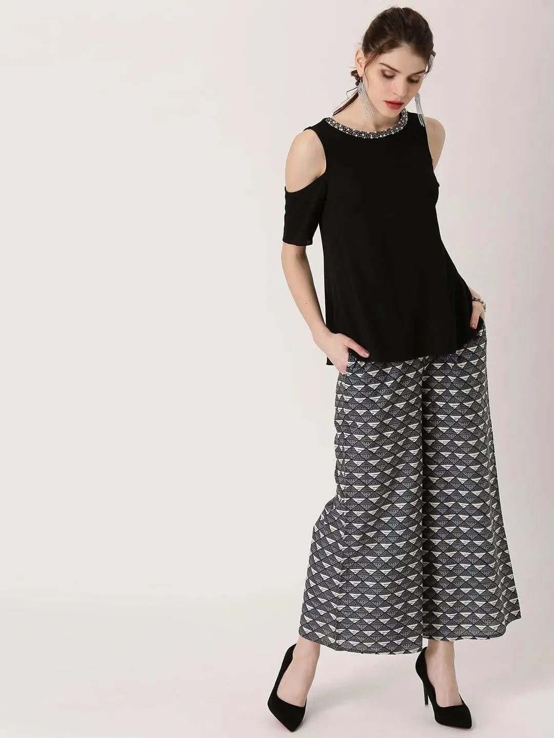 Buy Grey Abstract Cotton Palazzos - PL253-XL | Libas Ethnic Wear Online
Buy Grey Abstract Cotton Palazzos - PL253-XL | Libas Ethnic Wear Online