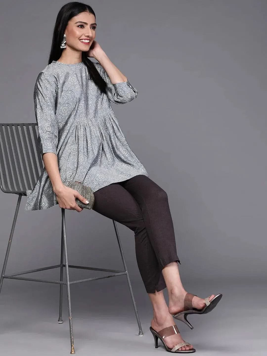 Buy Grey Printed Chanderi Silk Kurti - 23127O-XS | Libas Ethnic Wear Online
Buy Grey Printed Chanderi Silk Kurti - 23127O-XS | Libas Ethnic Wear Online