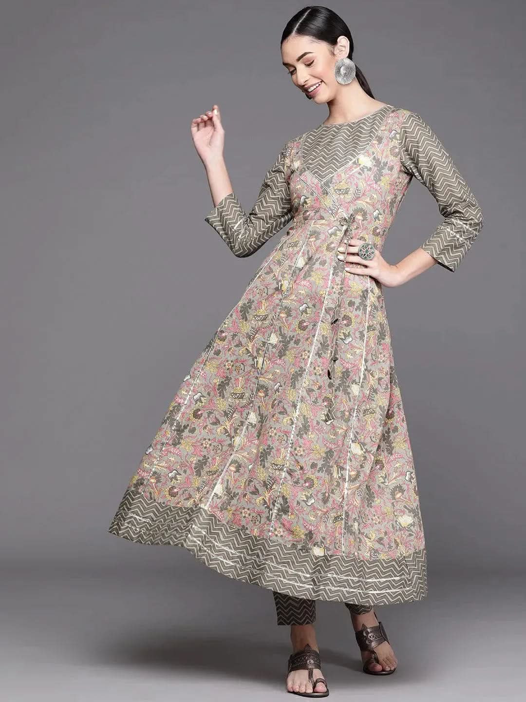 Buy Grey Printed Cotton Kurta - 23248O- | Libas Ethnic Wear Online
Buy Grey Printed Cotton Kurta - 23248O- | Libas Ethnic Wear Online
