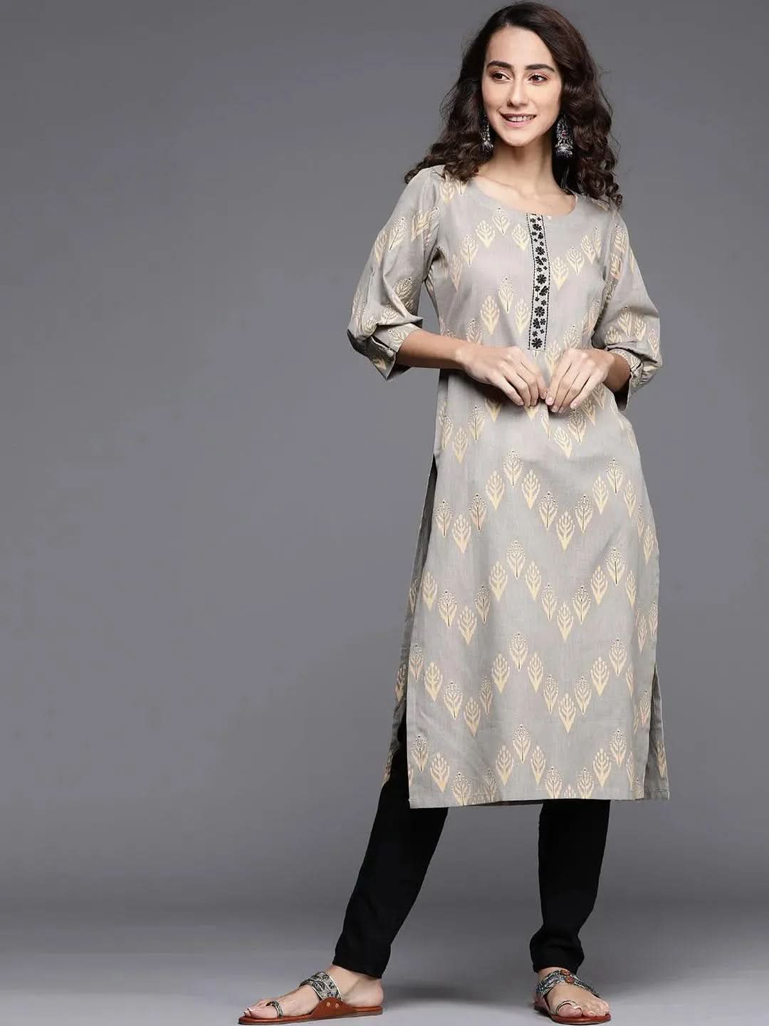 Buy Grey Printed Cotton Kurta - 22177F-XXL | Libas Ethnic Wear Online
Buy Grey Printed Cotton Kurta - 22177F-XXL | Libas Ethnic Wear Online