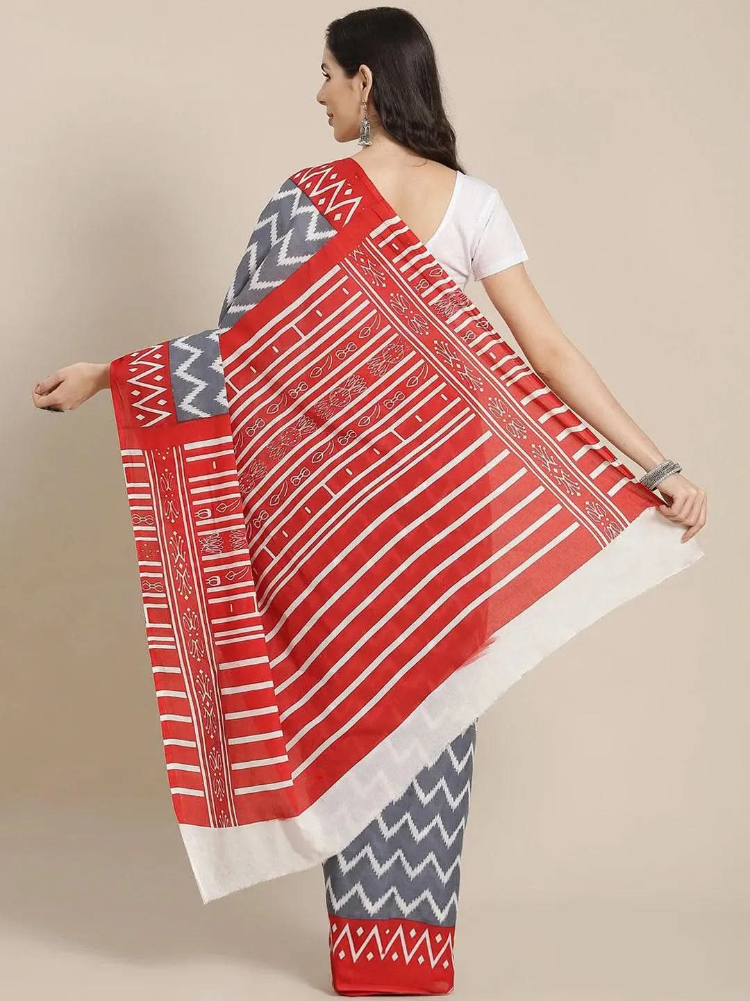 Buy Grey Printed Cotton Saree - 14579 | Libas Ethnic Wear Online
Buy Grey Printed Cotton Saree - 14579 | Libas Ethnic Wear Online