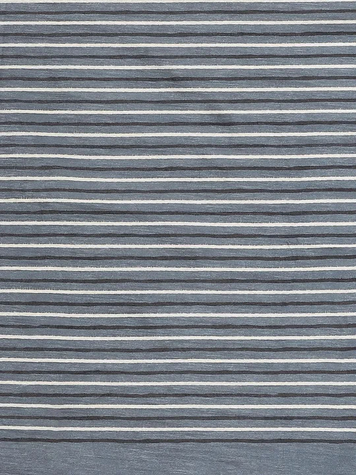 Grey Printed Cotton Silk Saree - Libas