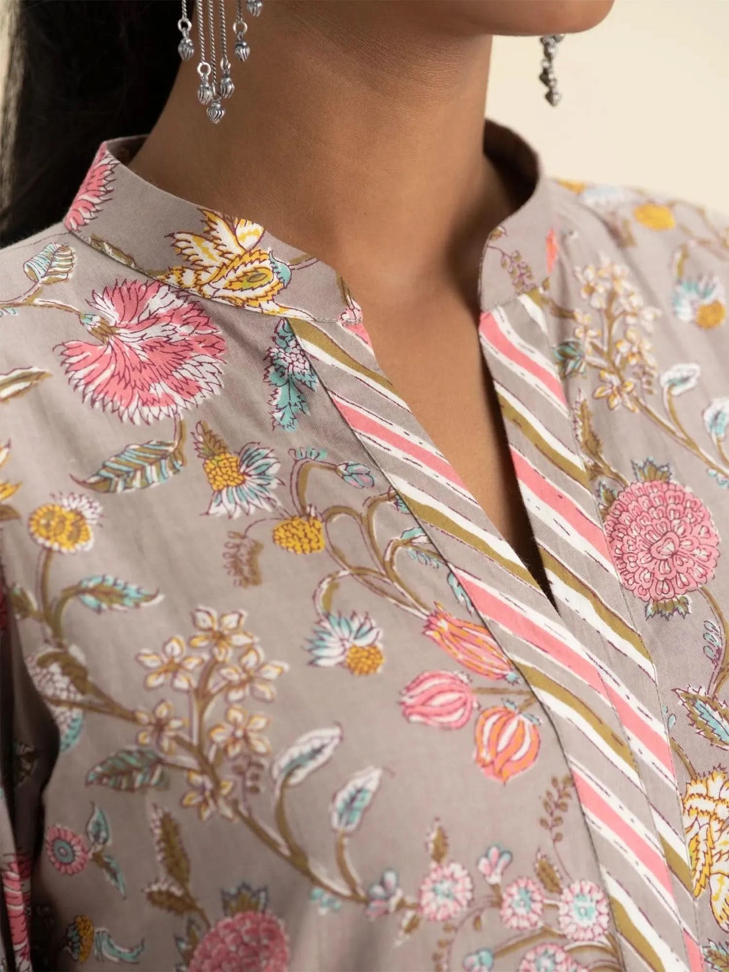 Buy Grey Printed Cotton Kurta Set - 13061O-XS | Libas Ethnic Wear Online
Buy Grey Printed Cotton Kurta Set - 13061O-XS | Libas Ethnic Wear Online