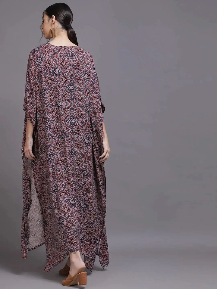 Grey Printed Georgette Co-Ords - Libas