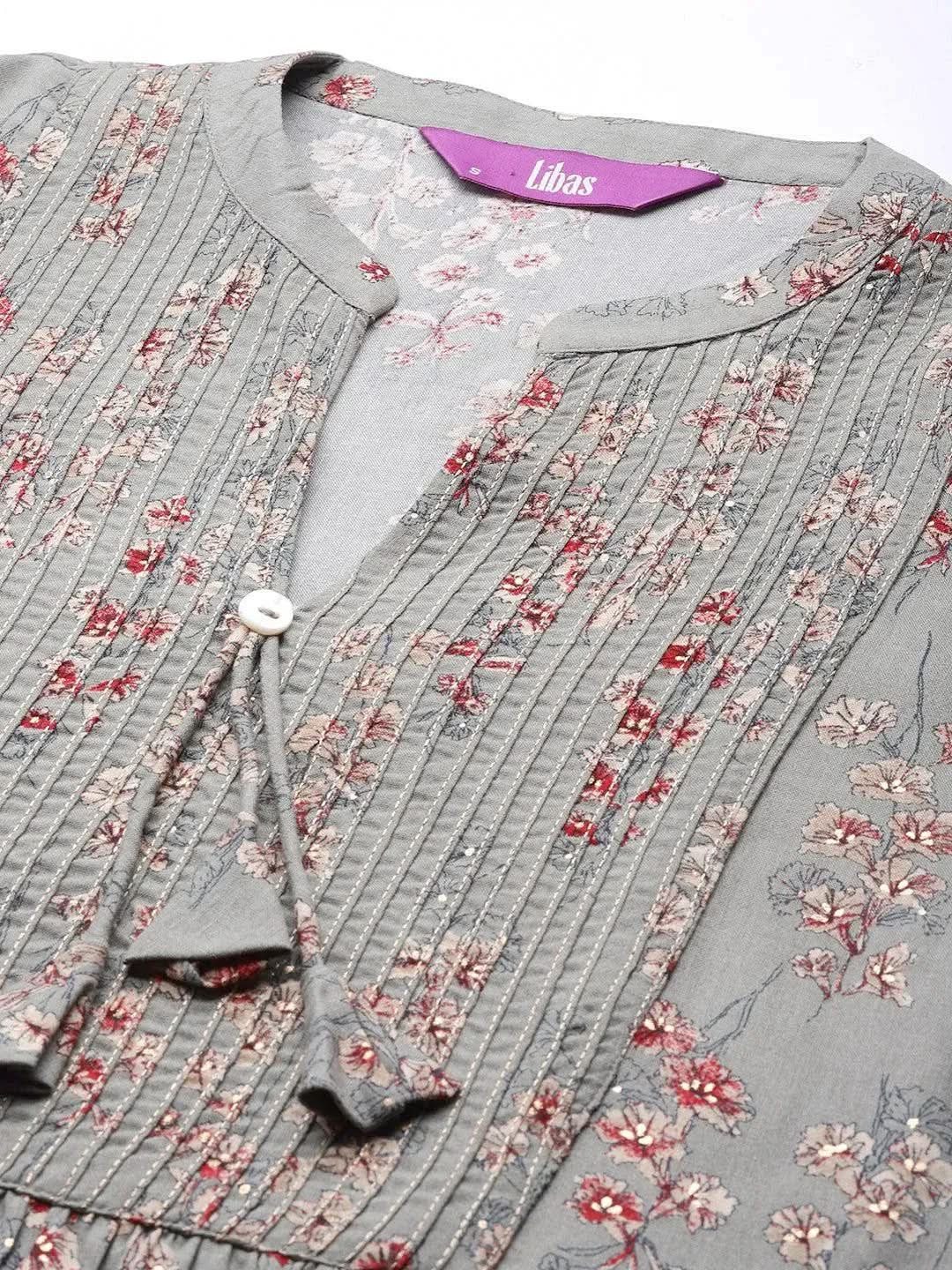 Buy Grey Printed Rayon Kurti - 23354O-XS | Libas Ethnic Wear Online
Buy Grey Printed Rayon Kurti - 23354O-XS | Libas Ethnic Wear Online