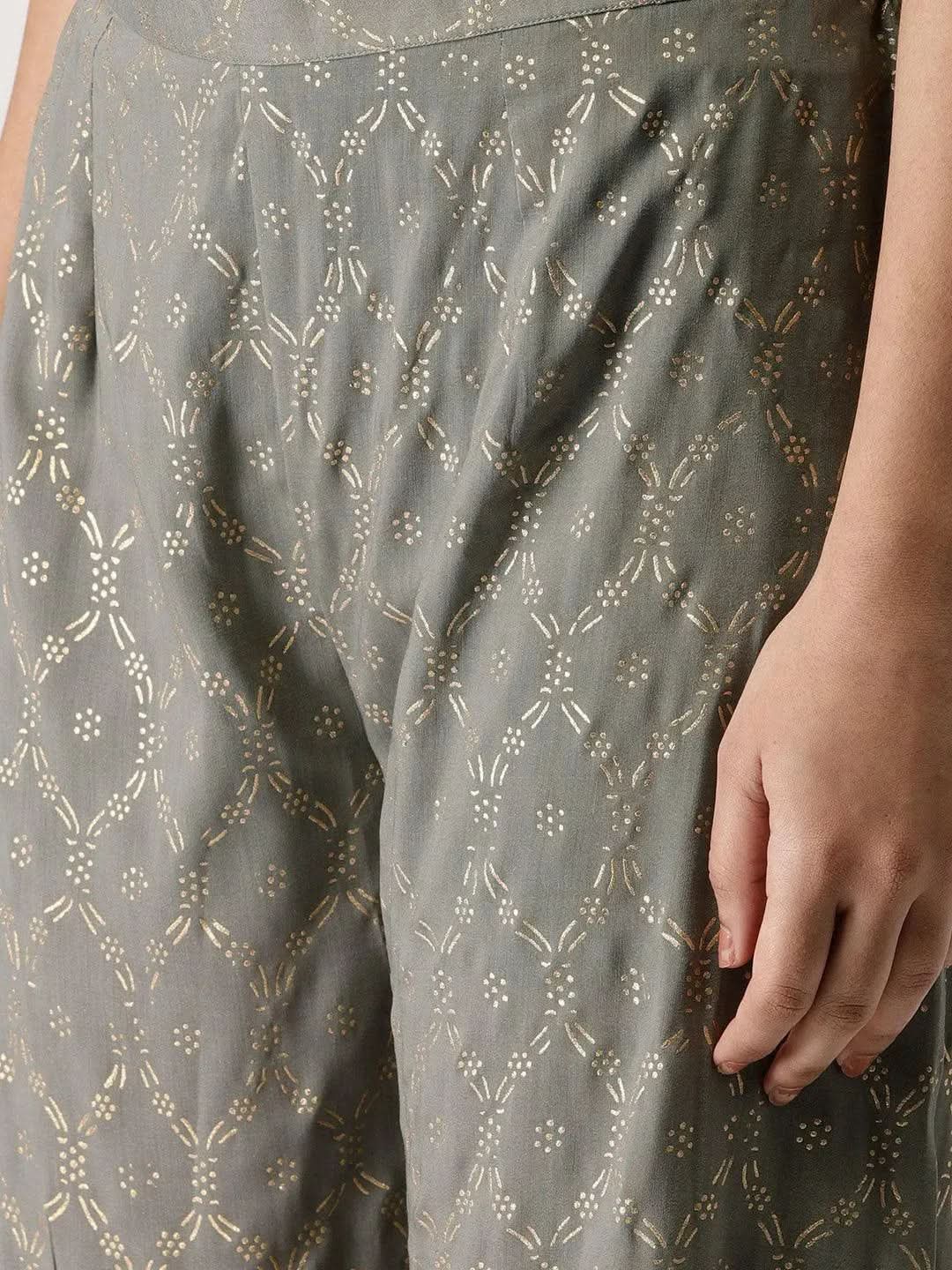 Buy Grey Printed Rayon Sharara Pants- PL518-XL | Libas Ethnic Wear Online
Buy Grey Printed Rayon Sharara Pants- PL518-XL | Libas Ethnic Wear Online