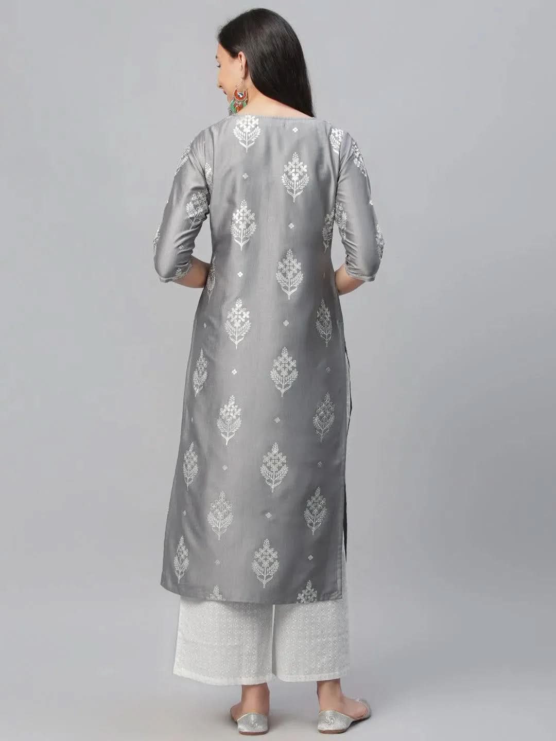 Buy Grey Printed Shantoon Kurta - 9167-XS | Libas Ethnic Wear Online
Buy Grey Printed Shantoon Kurta - 9167-XS | Libas Ethnic Wear Online