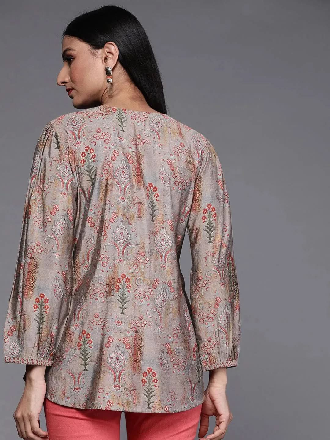 Buy Grey Printed Silk Blend Kurti - 23256O-XS | Libas Ethnic Wear Online
Buy Grey Printed Silk Blend Kurti - 23256O-XS | Libas Ethnic Wear Online