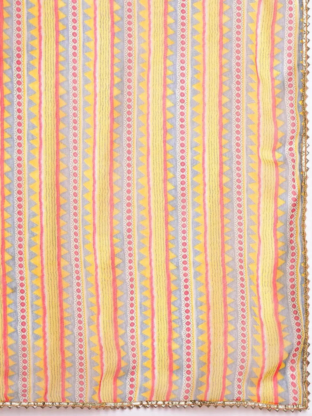 Grey Printed Silk Straight Kurta With Dupatta
Grey Printed Silk Straight Kurta With Dupatta