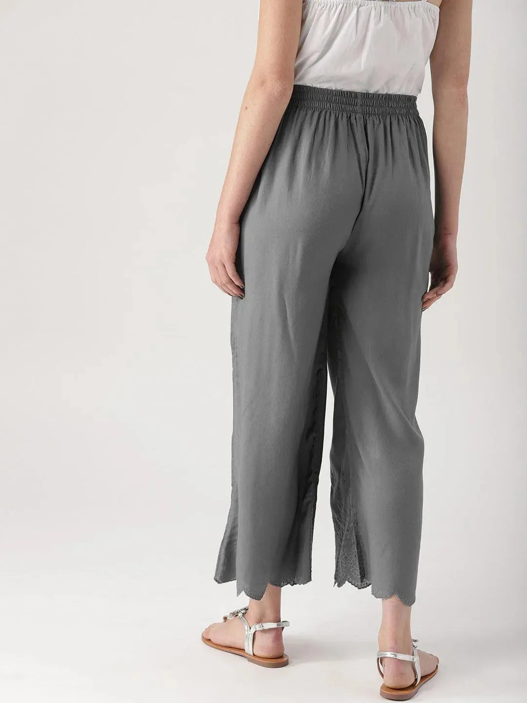 Buy Grey Solid Rayon Palazzos - PL441-XL | Libas Ethnic Wear Online
Buy Grey Solid Rayon Palazzos - PL441-XL | Libas Ethnic Wear Online