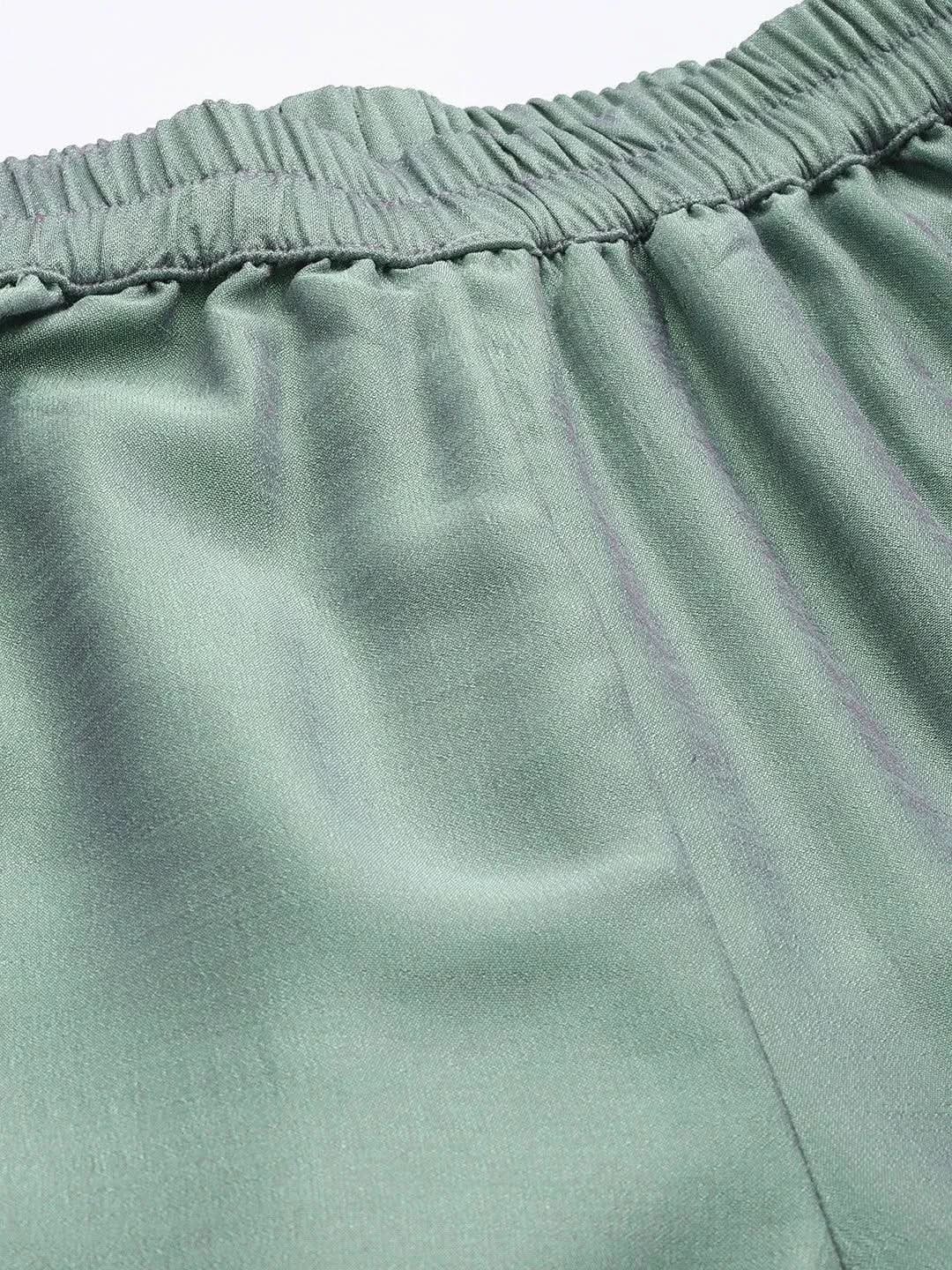 Grey Solid Silk Palazzos
Grey Solid Silk Palazzos