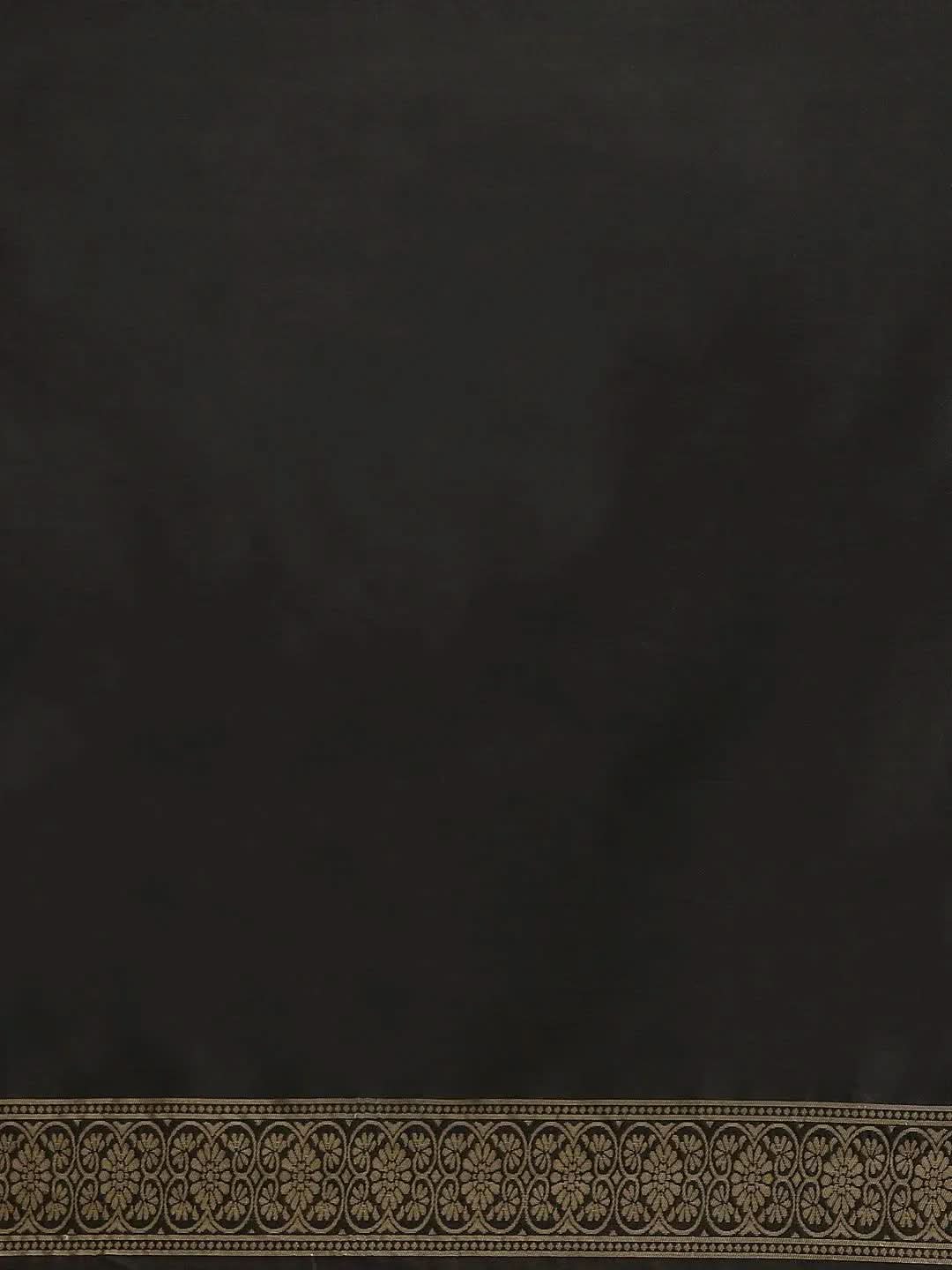 Grey Woven Design Silk Saree - Libas