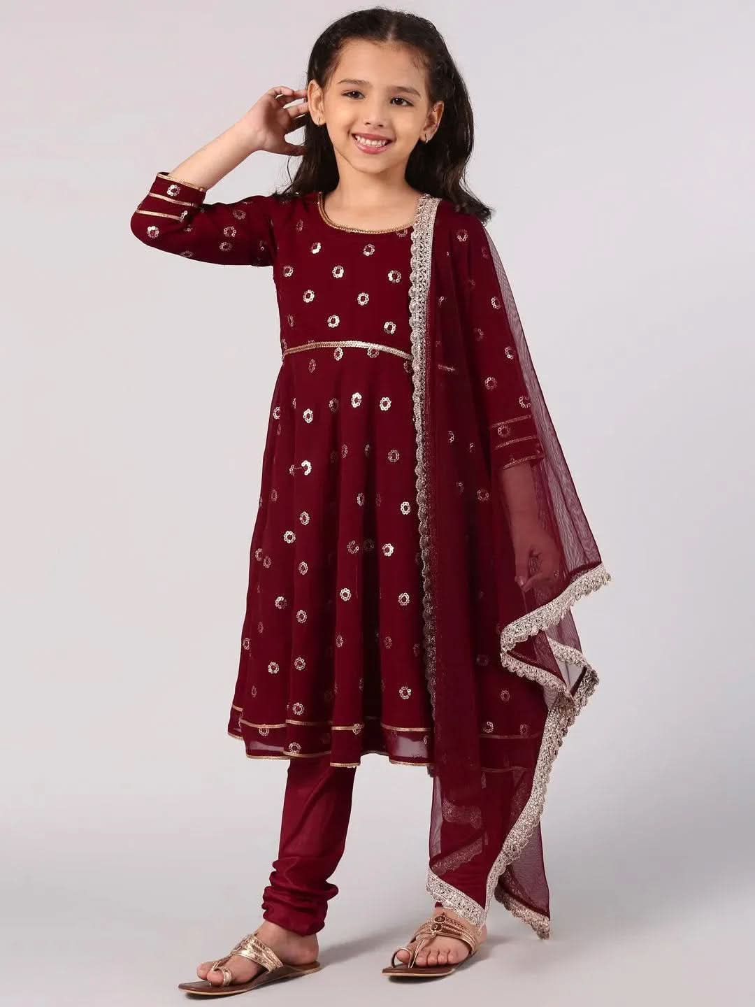 Buy Maroon Embroidered Georgette Suit Set - 20408K- | Libas Ethnic Wear Online
Buy Maroon Embroidered Georgette Suit Set - 20408K- | Libas Ethnic Wear Online