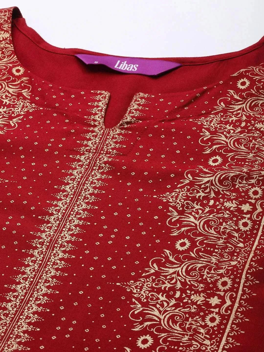 Maroon Printed Rayon Kurta
Maroon Printed Rayon Kurta