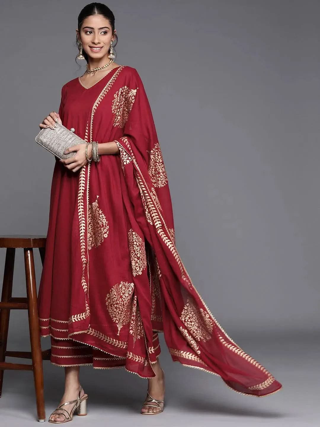 Buy Maroon Solid Cotton Suit Set - 20247O-XS | Libas Ethnic Wear Online
Buy Maroon Solid Cotton Suit Set - 20247O-XS | Libas Ethnic Wear Online