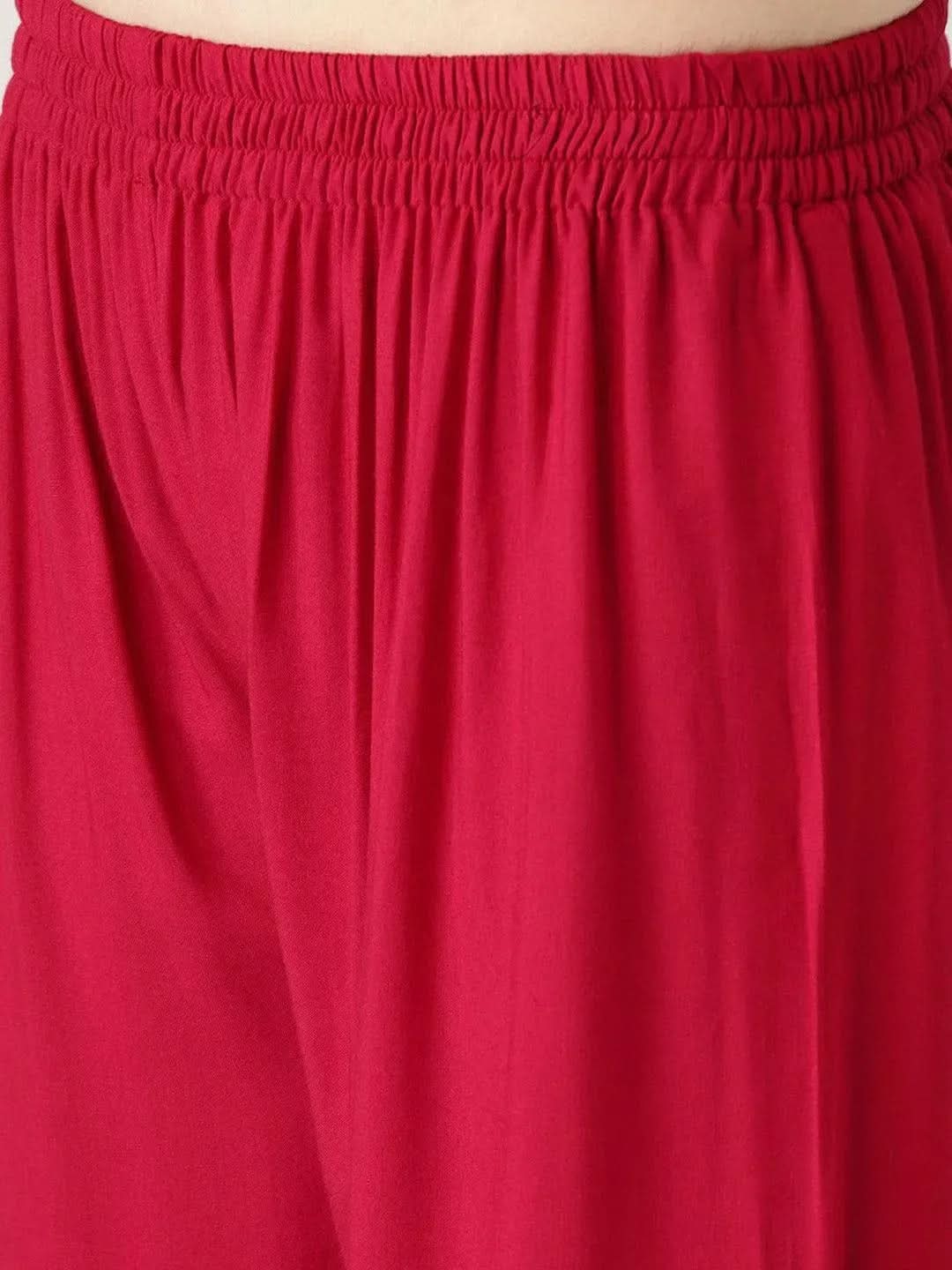 Buy Maroon Solid Rayon Palazzos - PL479-XL | Libas Ethnic Wear Online
Buy Maroon Solid Rayon Palazzos - PL479-XL | Libas Ethnic Wear Online