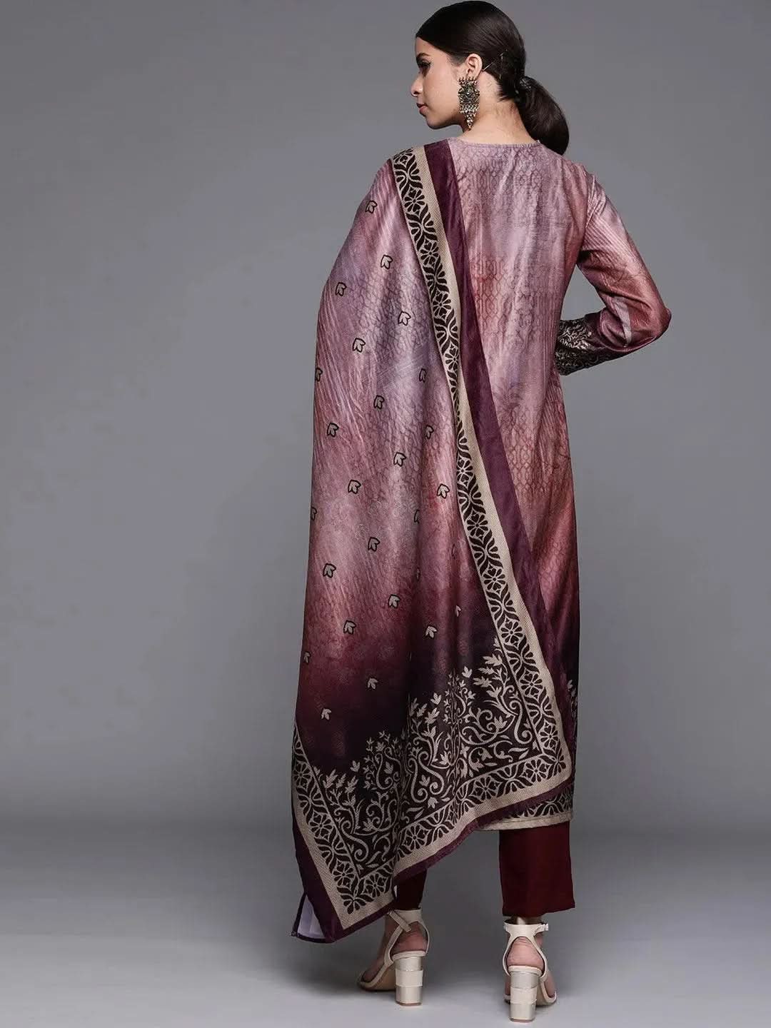 Buy Mauve Printed Velvet Suit Set - 20368O-XS | Libas Ethnic Wear Online
Buy Mauve Printed Velvet Suit Set - 20368O-XS | Libas Ethnic Wear Online