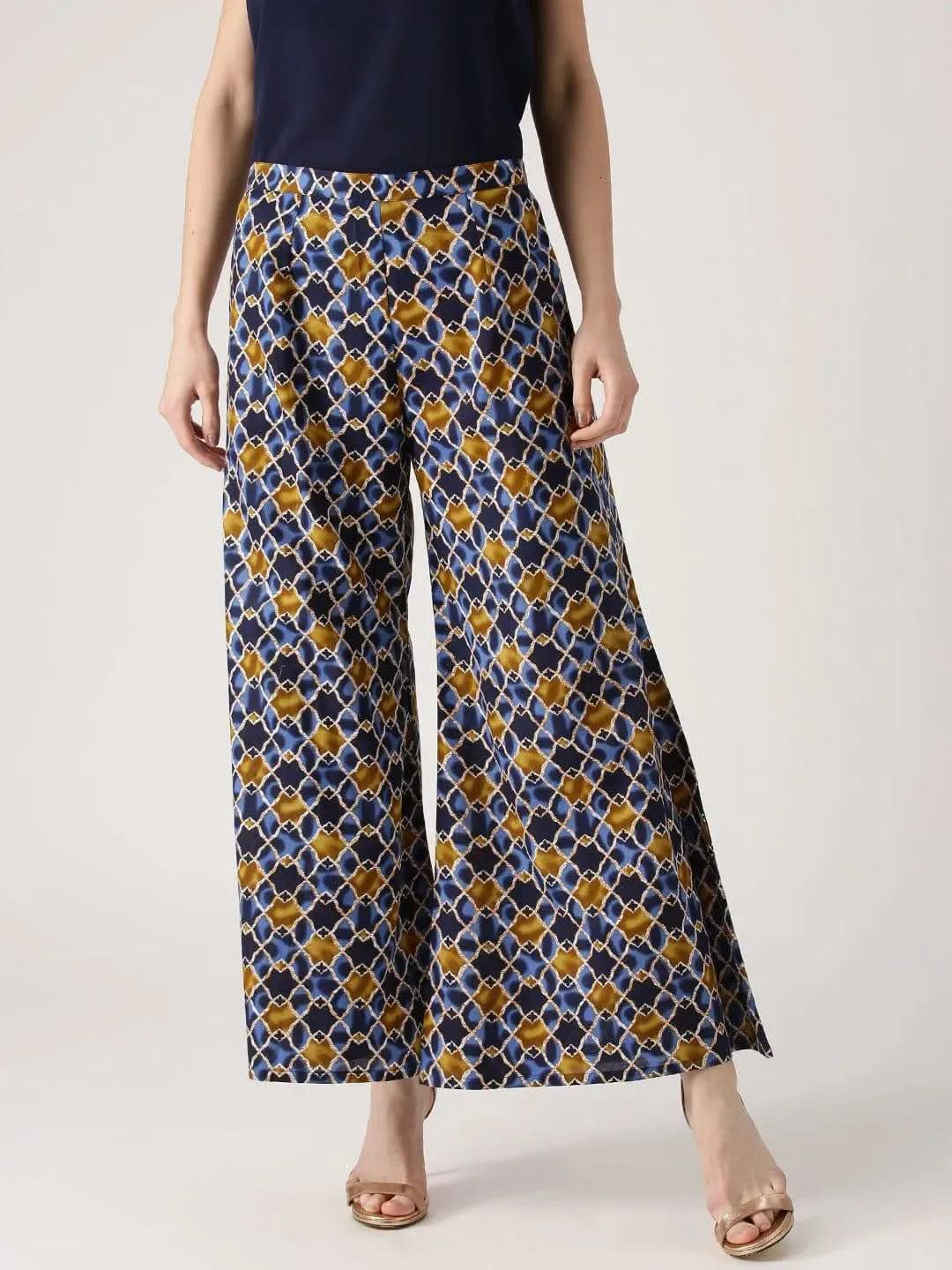 Multicoloured Abstract Cotton Palazzos
Multicoloured Abstract Cotton Palazzos