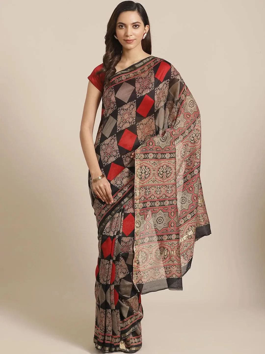 Buy Multicoloured Chanderi Silk Saree - 14350 | Libas Ethnic Wear Online
Buy Multicoloured Chanderi Silk Saree - 14350 | Libas Ethnic Wear Online