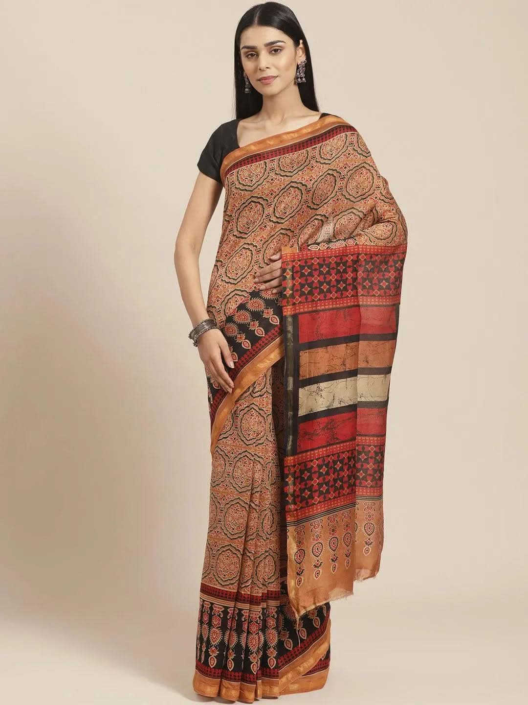 Buy Multicoloured Chanderi Silk Saree - 14347 | Libas Ethnic Wear Online
Buy Multicoloured Chanderi Silk Saree - 14347 | Libas Ethnic Wear Online