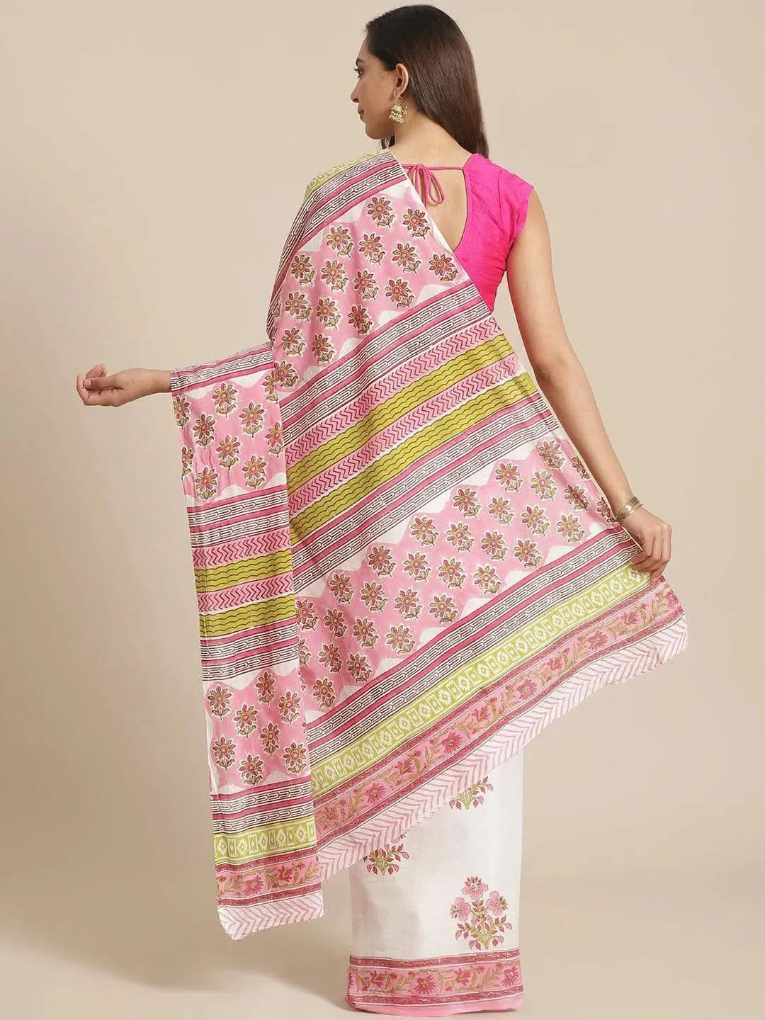 Multicoloured Printed Cotton Saree
Multicoloured Printed Cotton Saree