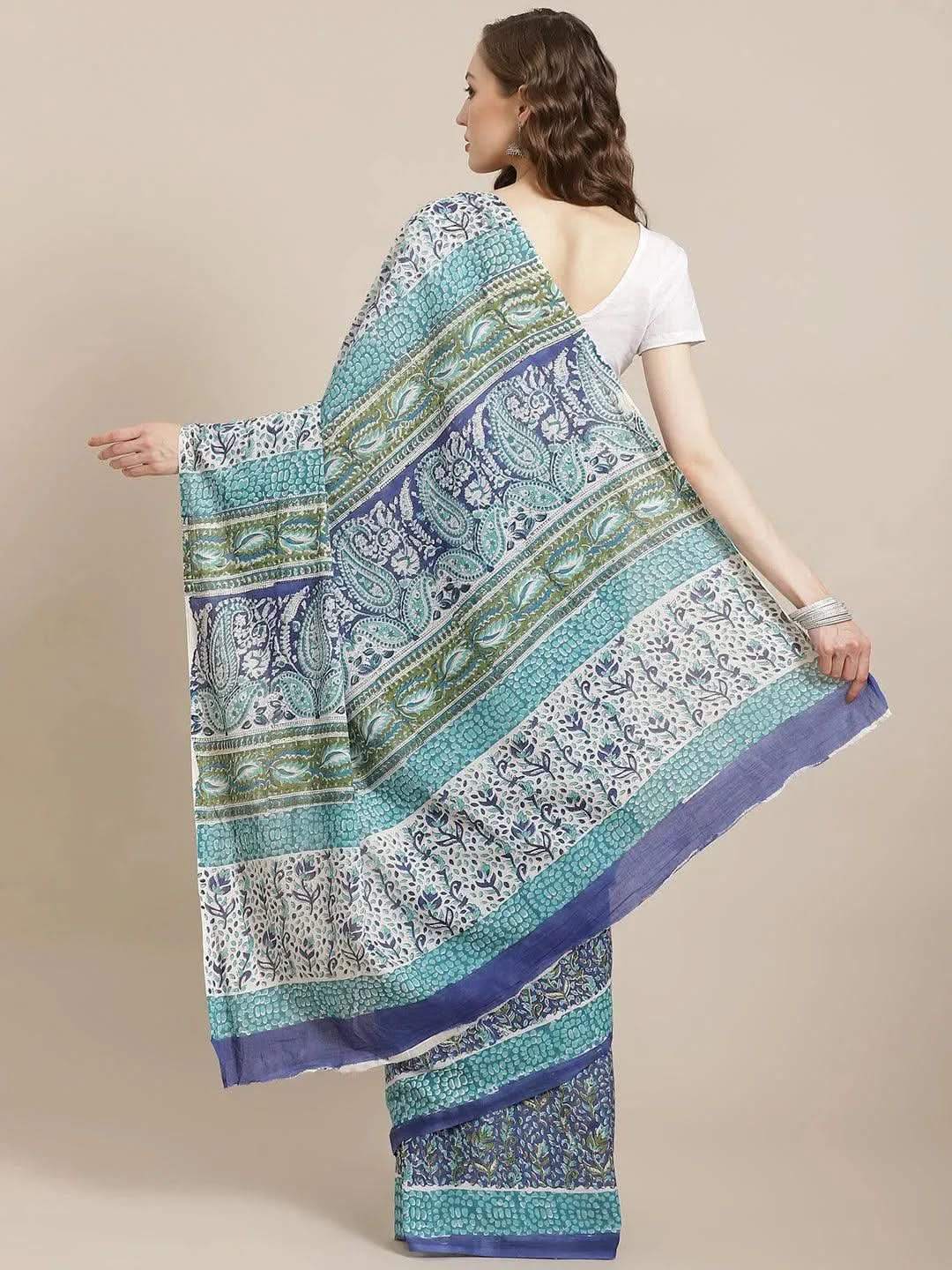 Buy Multicoloured Printed Cotton Saree - 14547 | Libas Ethnic Wear Online
Buy Multicoloured Printed Cotton Saree - 14547 | Libas Ethnic Wear Online