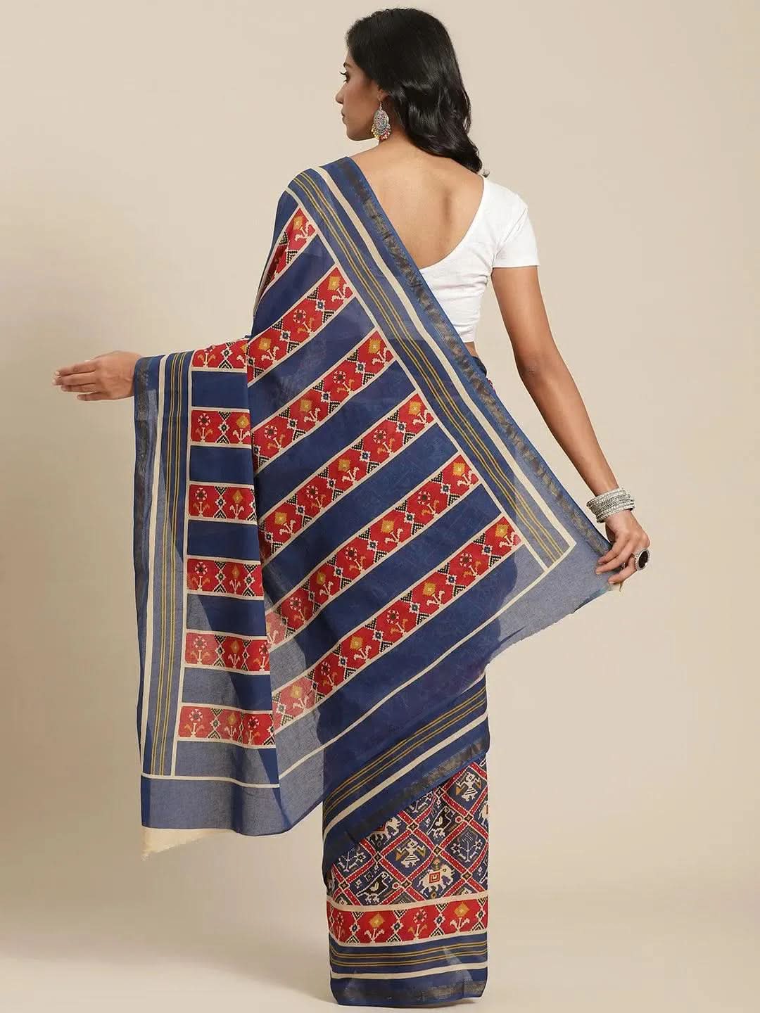 Buy Multicoloured Printed Cotton Saree - 14710 | Libas Ethnic Wear Online
Buy Multicoloured Printed Cotton Saree - 14710 | Libas Ethnic Wear Online